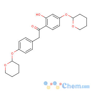 CAS No:130064-21-0 1-[2-hydroxy-4-(oxan-2-yloxy)phenyl]-2-[4-(oxan-2-yloxy)phenyl]ethanone