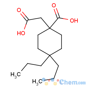 CAS No:130065-94-0 Cyclohexaneacetic acid,1-carboxy-4,4-dipropyl-