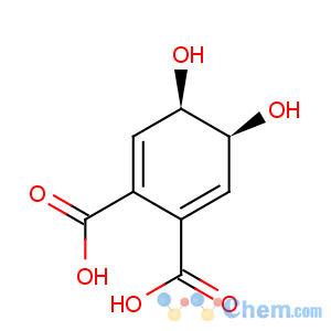 CAS No:130073-64-2 2,6-Cyclohexadiene-1,2-dicarboxylicacid, 4,5-dihydroxy-, (4R,5S)-rel-