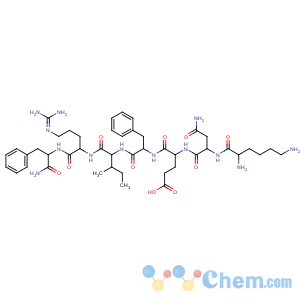 CAS No:130092-56-7 L-Phenylalaninamide,L-lysyl-L-asparaginyl-L-a-glutamyl-L-phenylalanyl-L-isoleucyl-L-arginyl-