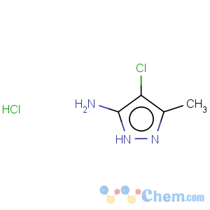 CAS No:130128-49-3 1H-Pyrazol-3-amine,4-chloro-5-methyl-, hydrochloride (1:1)