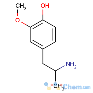 CAS No:13026-44-3 Phenol,4-(2-aminopropyl)-2-methoxy-
