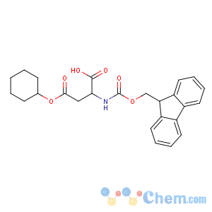 CAS No:130304-80-2 (2S)-4-cyclohexyloxy-2-(9H-fluoren-9-ylmethoxycarbonylamino)-4-<br />oxobutanoic acid