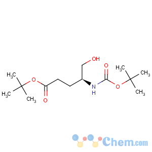 CAS No:130333-58-3 Pentanoic acid,4-[[(1,1-dimethylethoxy)carbonyl]amino]-5-hydroxy-, 1,1-dimethylethyl ester,(4S)-