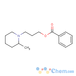 CAS No:130349-21-2 3-(2-methylpiperidin-1-yl)propyl benzoate