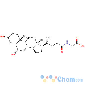 CAS No:13042-33-6 Glycine, N-[(3a,5b,6a)-3,6-dihydroxy-24-oxocholan-24-yl]-