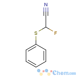 CAS No:130612-84-9 2-fluoro-2-phenylsulfanylacetonitrile