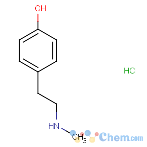 CAS No:13062-76-5 4-[2-(methylamino)ethyl]phenol