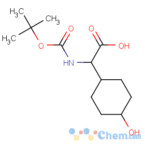 CAS No:130624-89-4 2-(4-hydroxycyclohexyl)-2-[(2-methylpropan-2-yl)oxycarbonylamino]acetic<br />acid