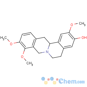 CAS No:13063-54-2 2,9,10-trimethoxy-6,8,13,13a-tetrahydro-5H-isoquinolino[2,<br />1-b]isoquinolin-3-ol