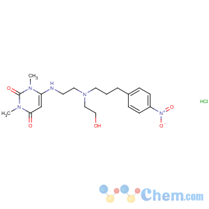 CAS No:130656-51-8 6-[2-[2-hydroxyethyl-[3-(4-nitrophenyl)propyl]amino]ethylamino]-1,<br />3-dimethylpyrimidine-2,4-dione