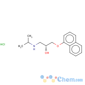 CAS No:13071-11-9 2-Propanol,1-[(1-methylethyl)amino]-3-(1-naphthalenyloxy)-, hydrochloride (1:1), (2R)-