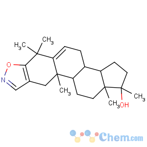 CAS No:13074-00-5 Androsta-2,5-dieno[2,3-d]isoxazol-17-ol,4,4,17-trimethyl-, (17b)-