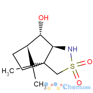CAS No:130748-66-2 3H-3a,6-Methano-2,1-benzisothiazol-7-ol,hexahydro-8,8-dimethyl-, 2,2-dioxide, (3aS,6S,7R,7aS)- (9CI)