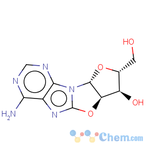 CAS No:13089-44-6 Furo[2',3':4,5]oxazolo[3,2-e]purine-8-methanol,4-amino-6a,7,8,9a-tetrahydro-7-hydroxy-, (6aS,7R,8R,9aR)-