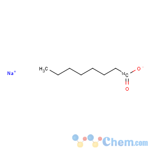 CAS No:13095-58-4 Octanoic-1-14C acid,sodium salt (9CI)