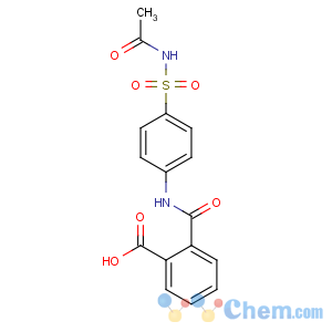 CAS No:131-69-1 2-[[4-(acetylsulfamoyl)phenyl]carbamoyl]benzoic acid