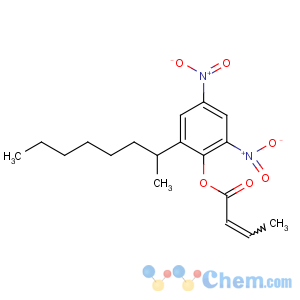 CAS No:131-72-6 (2,4-dinitro-6-octan-2-ylphenyl) (E)-but-2-enoate