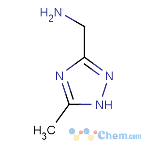 CAS No:131052-49-8 (5-methyl-1H-1,2,4-triazol-3-yl)methanamine