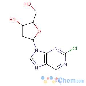 CAS No:13106-69-9 5-(6-amino-2-chloropurin-9-yl)-2-(hydroxymethyl)oxolan-3-ol