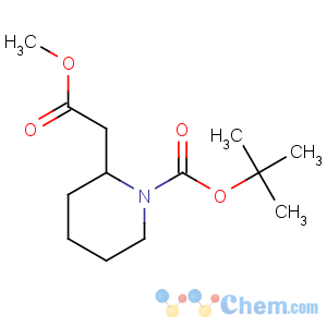 CAS No:131134-77-5 tert-butyl 2-(2-methoxy-2-oxoethyl)piperidine-1-carboxylate