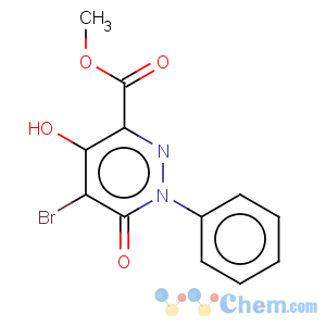 CAS No:131140-57-3 methyl 5-bromo-4-hydroxy-6-oxo-1-phenyl-1,6-dihydropyridazine-3-carboxylate