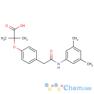 CAS No:131179-95-8 2-[4-[2-(3,5-dimethylanilino)-2-oxoethyl]phenoxy]-2-methylpropanoic acid