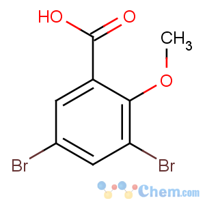 CAS No:13130-23-9 3,5-dibromo-2-methoxybenzoic acid
