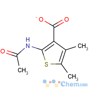 CAS No:13130-40-0 3-Thiophenecarboxylicacid, 2-(acetylamino)-4,5-dimethyl-