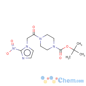 CAS No:131339-74-7 1-Piperazinecarboxylicacid, 4-[2-(2-nitro-1H-imidazol-1-yl)acetyl]-, 1,1-dimethylethyl ester