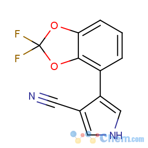 CAS No:131341-86-1 4-(2,2-difluoro-1,3-benzodioxol-4-yl)-1H-pyrrole-3-carbonitrile