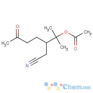 CAS No:131447-89-7 Heptanenitrile,3-[1-(acetyloxy)-1-methylethyl]-6-oxo-