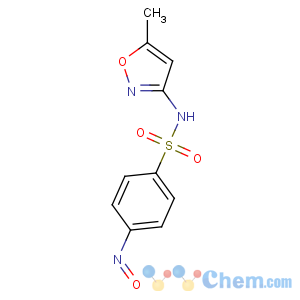 CAS No:131549-85-4 N-(5-methyl-1,2-oxazol-3-yl)-4-nitrosobenzenesulfonamide