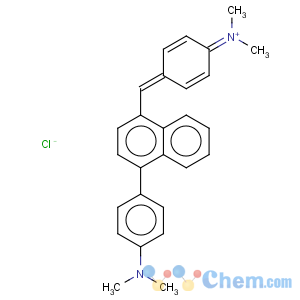 CAS No:13158-69-5 Methanaminium,N-[4-[[4-(dimethylamino)phenyl]-1-naphthalenylmethylene]-2,5-cyclohexadien-1-ylidene]-N-methyl-,chloride (1:1)