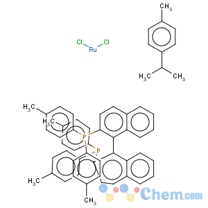 CAS No:131614-43-2 Chloro[(R)-(+)-2,2'-bis(di-p-tolylphosphino)-1,1'-binaphthyl](p-cymene)ruthenium(II) chloride