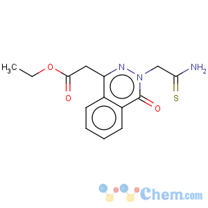 CAS No:131666-72-3 1-Phthalazineaceticacid, 3-(2-amino-2-thioxoethyl)-3,4-dihydro-4-oxo-, ethyl ester