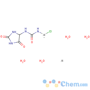 CAS No:1317-25-5 Aluminum,chloro[N-(2,5-dioxo-4-imidazolidinyl)ureato]tetrahydroxydi-