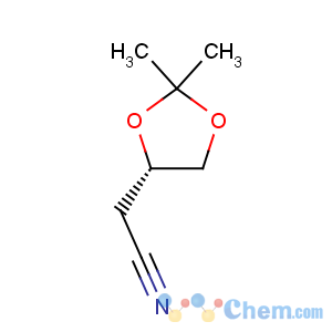 CAS No:131724-43-1 1,3-Dioxolane-4-acetonitrile,2,2-dimethyl-, (S)- (9CI)