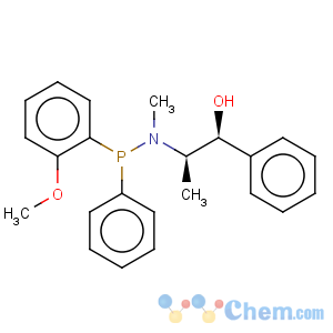 CAS No:131766-47-7 (sp)-(-)-n-methyl-n-[(1r,2s)-(2-hydroxy-1-methyl-2-phenyl)ethyl]amino-o-aniysylphenylphosphine