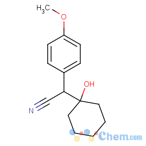 CAS No:131801-69-9 2-(1-hydroxycyclohexyl)-2-(4-methoxyphenyl)acetonitrile