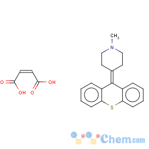 CAS No:13187-06-9 9-(1-Methyl-4-piperidylene)thioxanthene maleate
