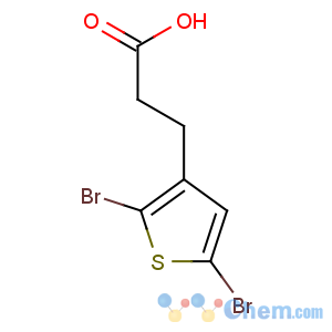 CAS No:13191-40-7 3-(2,5-dibromothiophen-3-yl)propanoic acid