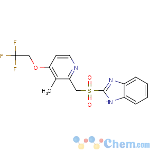 CAS No:131926-99-3 2-[[3-methyl-4-(2,2,<br />2-trifluoroethoxy)pyridin-2-yl]methylsulfonyl]-1H-benzimidazole