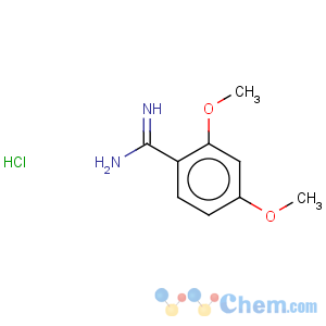 CAS No:131947-81-4 Benzenecarboximidamide,2,4-dimethoxy-, hydrochloride (1:1)