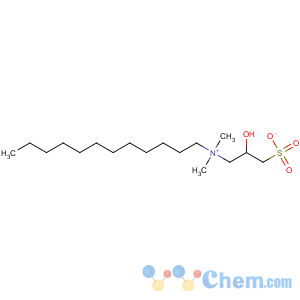 CAS No:13197-76-7 3-[dodecyl(dimethyl)azaniumyl]-2-hydroxypropane-1-sulfonate