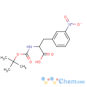 CAS No:131980-29-5 (2S)-2-[(2-methylpropan-2-yl)oxycarbonylamino]-3-(3-nitrophenyl)<br />propanoic acid