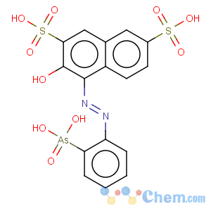 CAS No:132-33-2 2,7-Naphthalenedisulfonicacid, 4-[2-(2-arsonophenyl)diazenyl]-3-hydroxy-