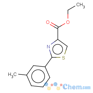 CAS No:132089-33-9 4-Thiazolecarboxylicacid, 2-(3-methylphenyl)-, ethyl ester