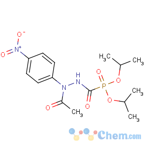 CAS No:132122-83-9 Acetic acid,2-[[bis(1-methylethoxy)phosphinyl]carbonyl]-1-(4-nitrophenyl)hydrazide