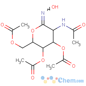 CAS No:132152-78-4 [(2R,3S,4R,5R)-5-acetamido-3,<br />4-diacetyloxy-6-hydroxyiminooxan-2-yl]methyl acetate